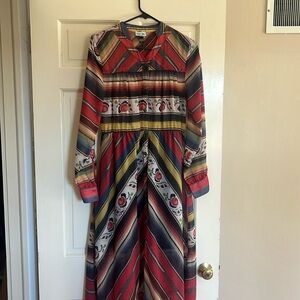 Tasha Polizzi Serape Dress Size Medium